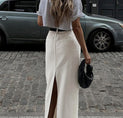 Parisian Slit Maxi Skirt