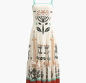 Plant Print Cami Midi Dress