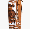 a skirt with a tiger print on it