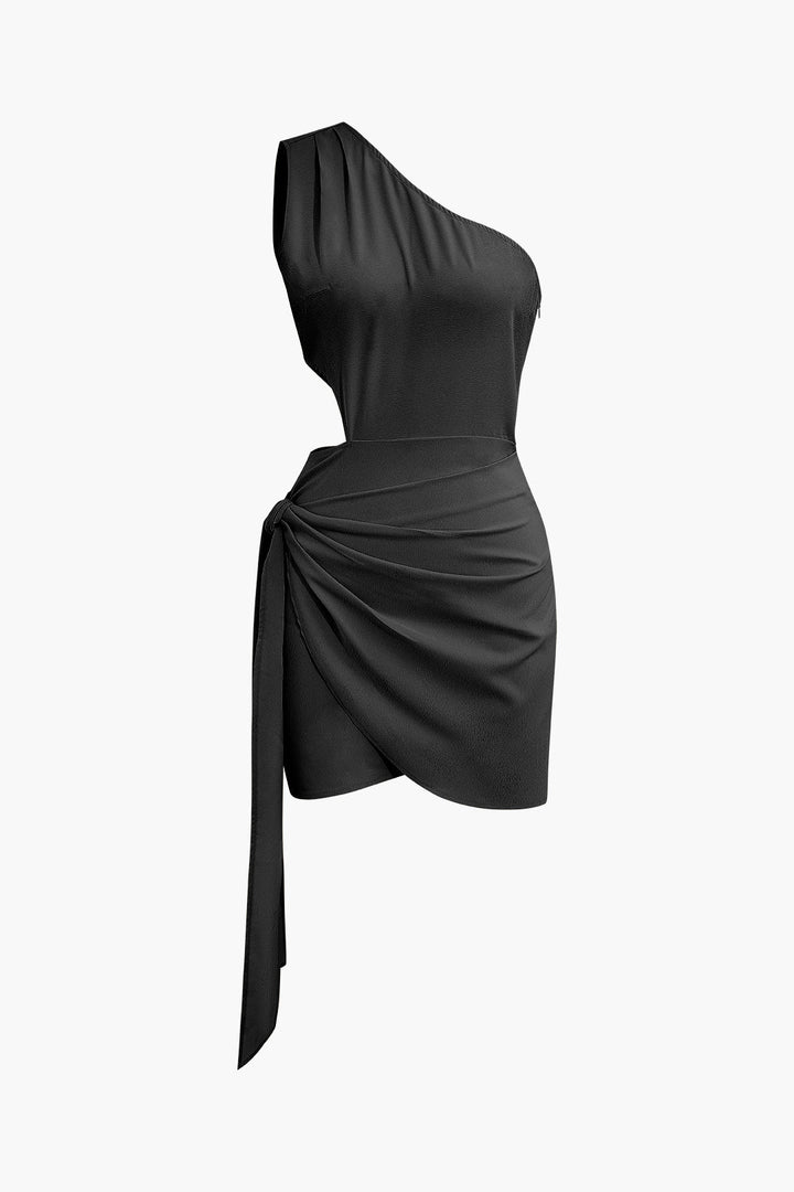 a black dress on a white background