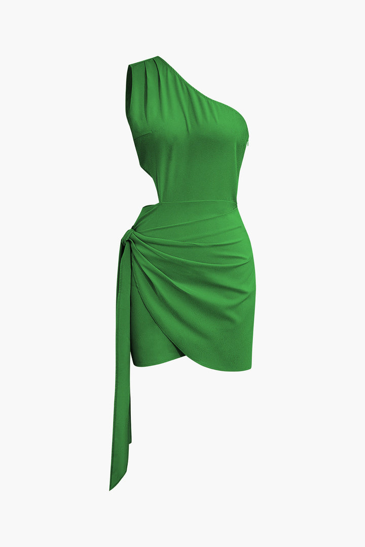a green dress on a white background