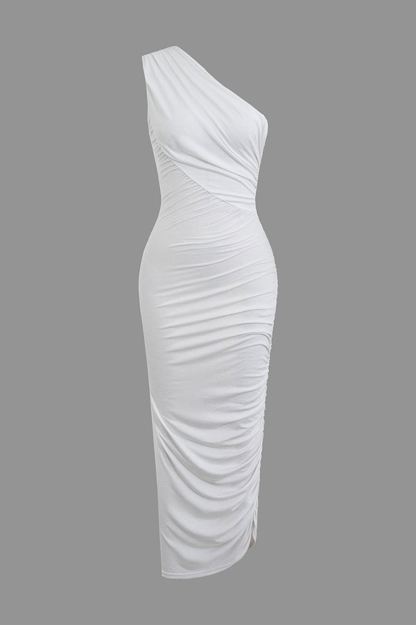 a white dress on a grey background