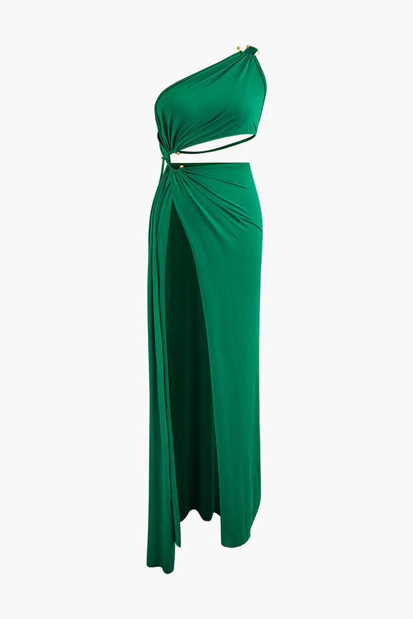 a green dress on a white background
