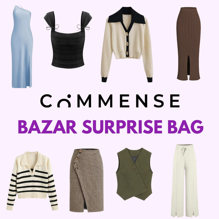 a bunch of different types of women ' s clothes