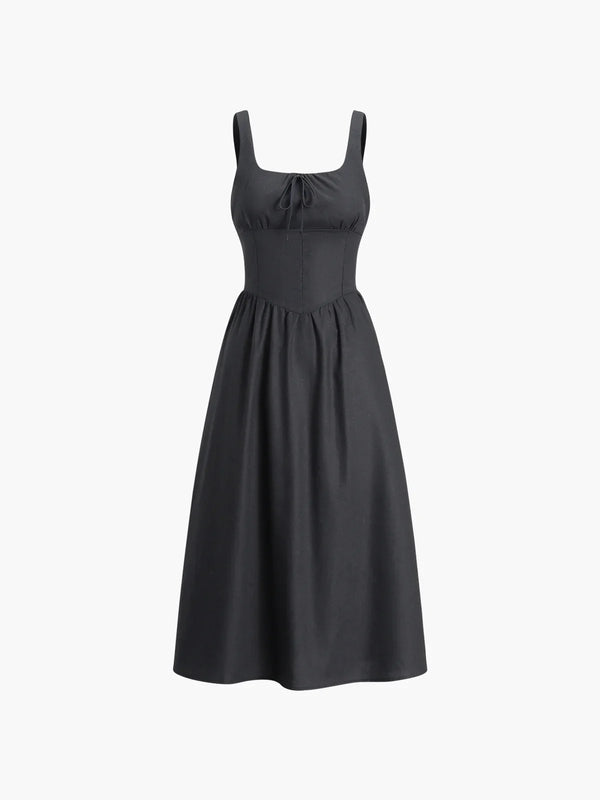 a black dress on a white background