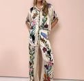 Floral Print Pants Set