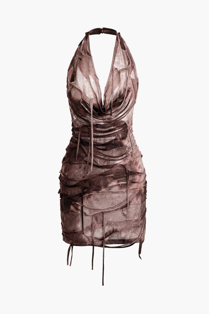 a black and white drawing of a dress