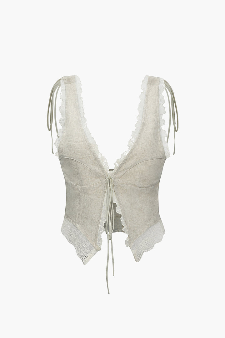 a white bra with lace on it