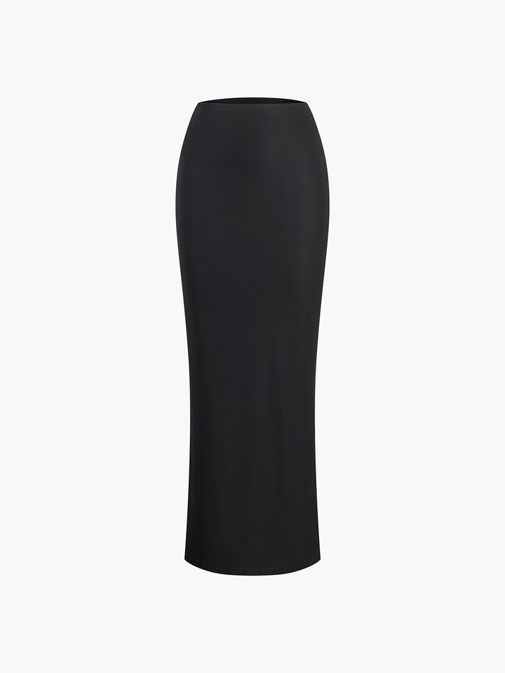the pencil skirt in black