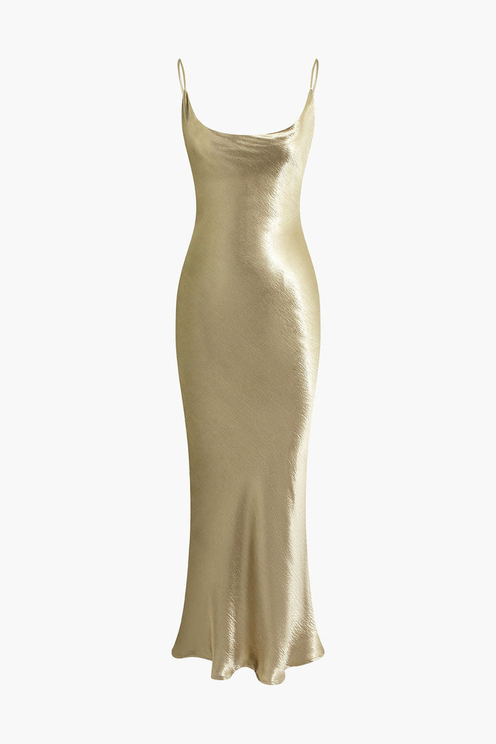 a gold dress on a white background