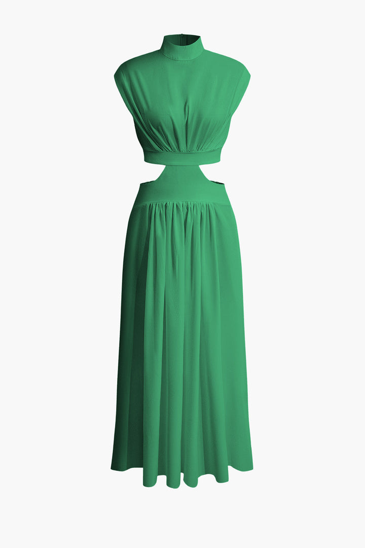 a green dress on a white background