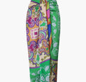 a colorful skirt with a pattern on it