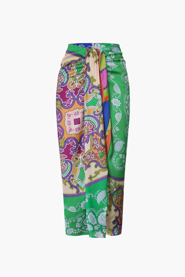 a colorful skirt with a pattern on it