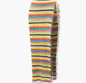 a multi colored skirt with fringes