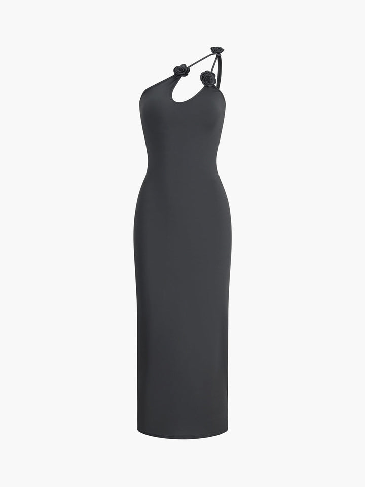 a black dress on a white background