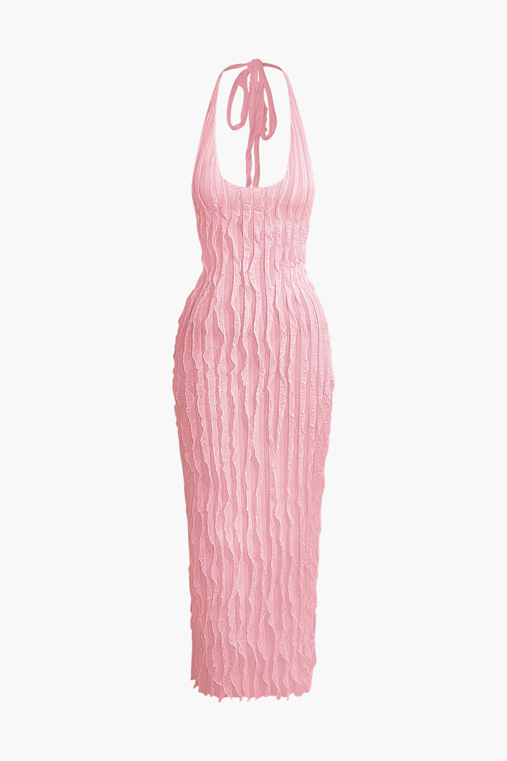 a pink dress on a white background