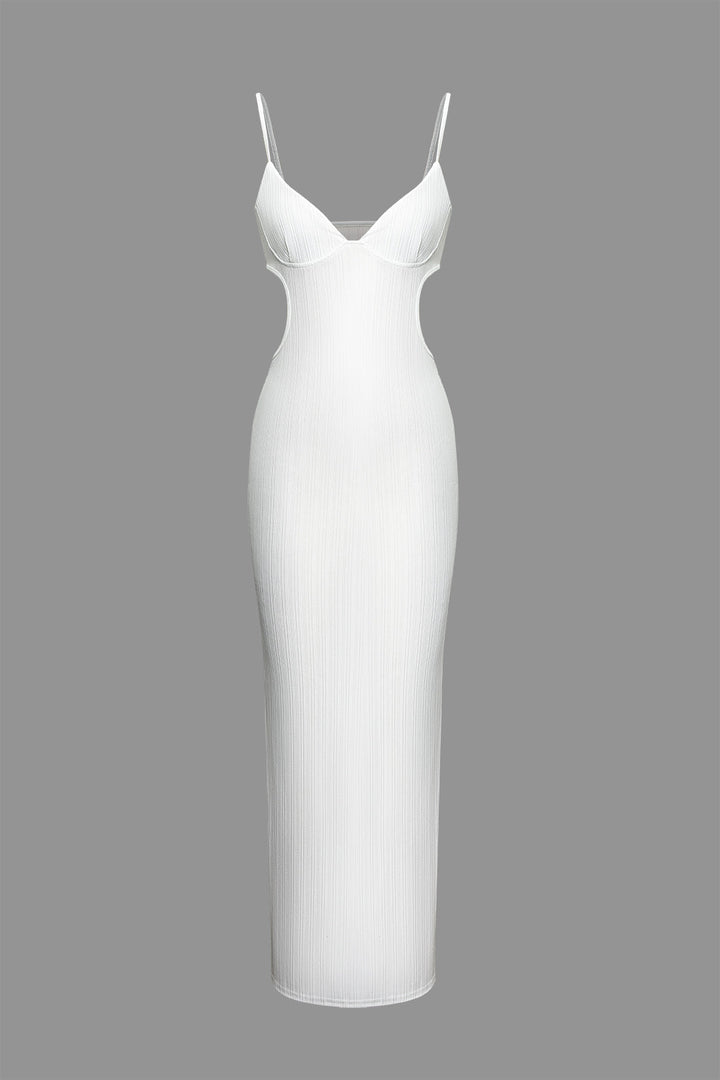 a white dress on a grey background