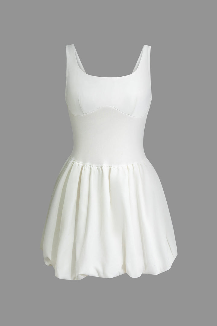 a white dress on a gray background