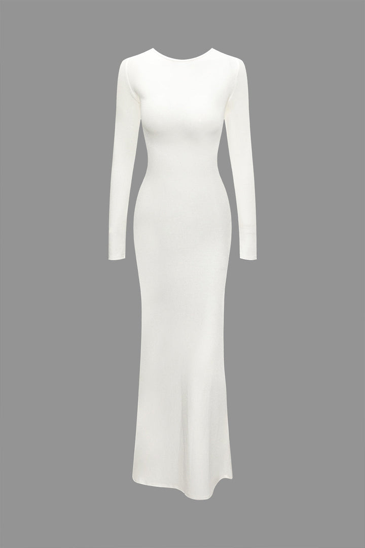 a white dress on a grey background