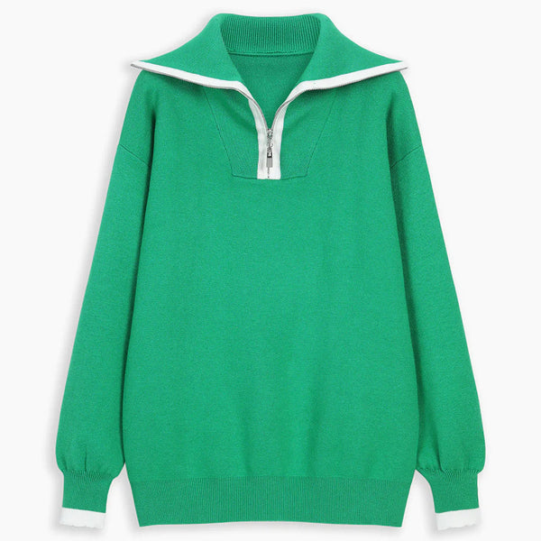 Under The Influence Collared Sweater