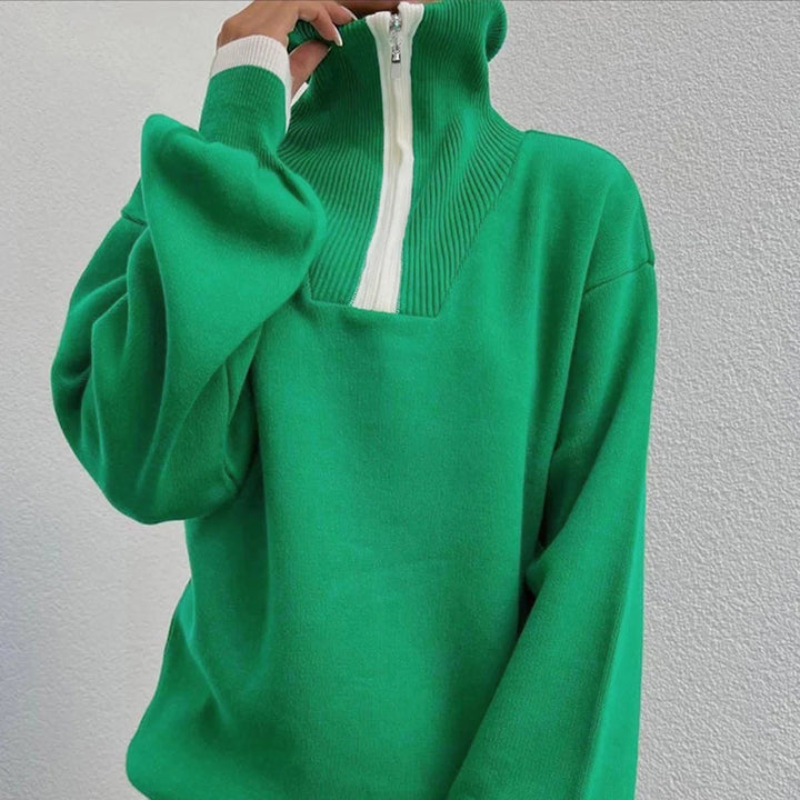 Under The Influence Collared Sweater