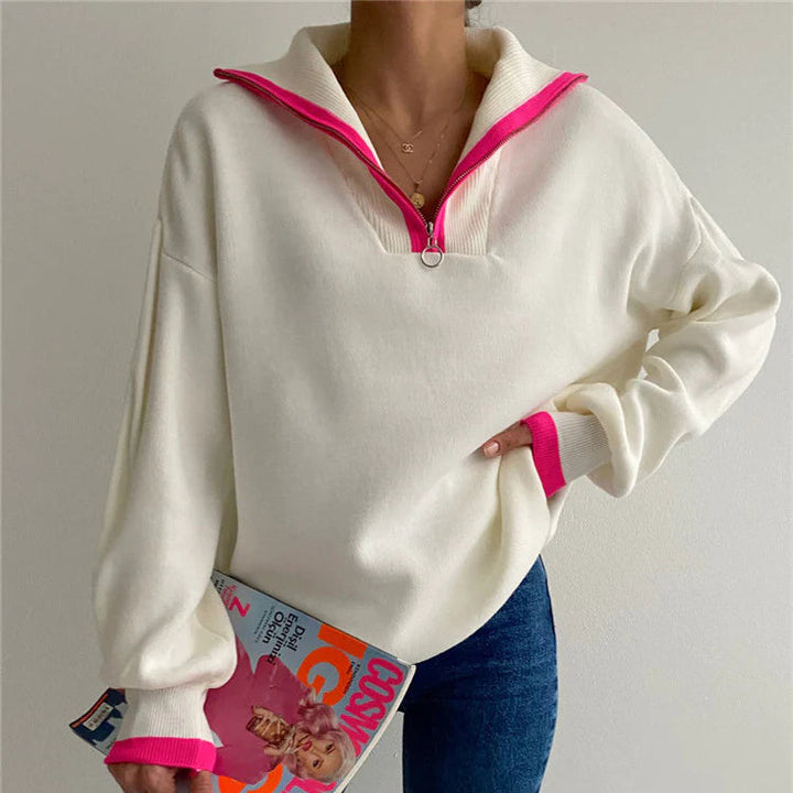 Under The Influence Collared Sweater