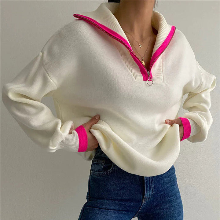 Under The Influence Collared Sweater