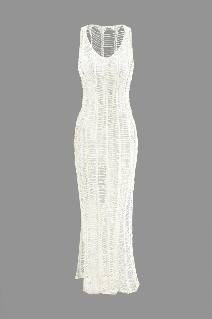 a white dress on a gray background