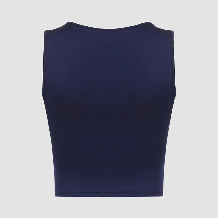 the crop top in navy